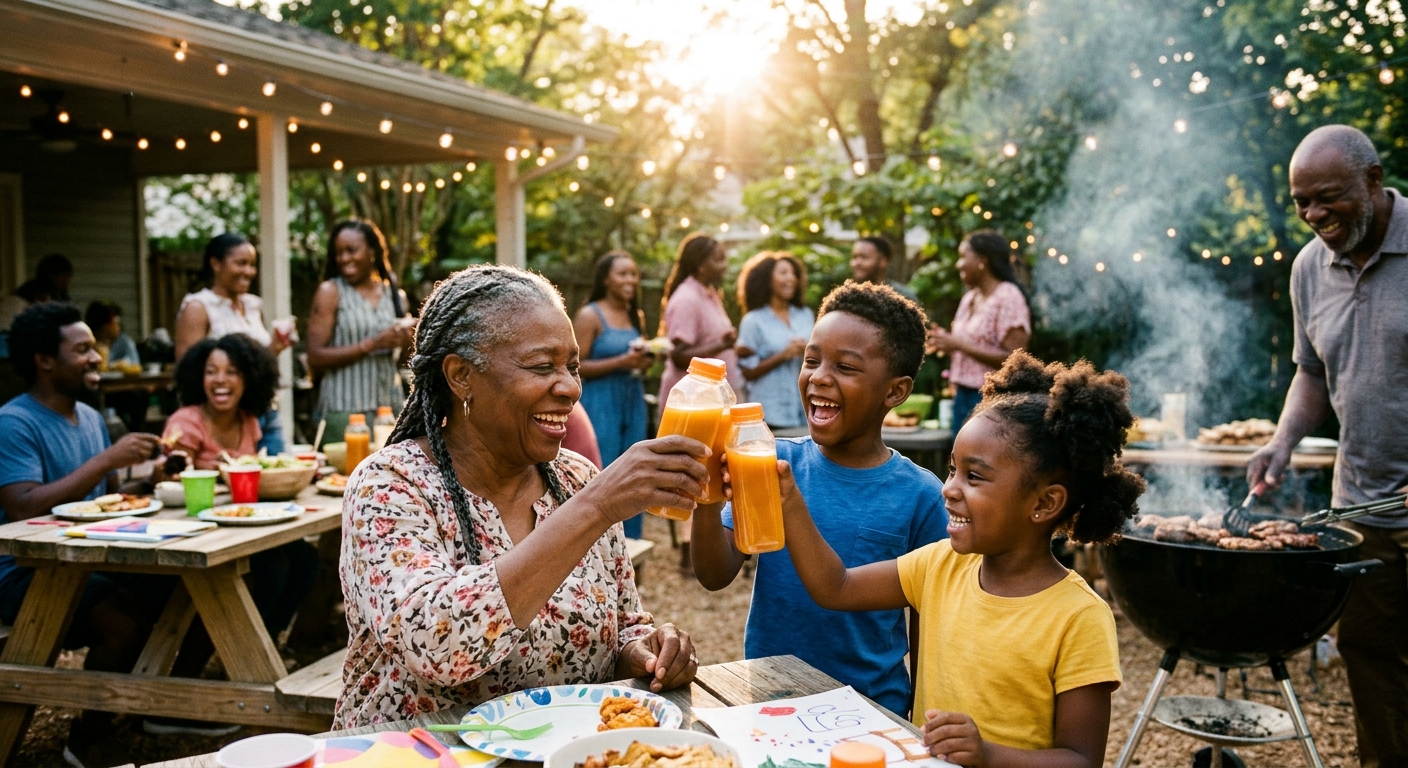 Grandma's cookout crew